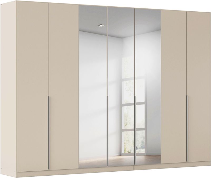 rauch Drehtürenschrank "Kleiderschrank Schrank Garderobe AGORDO mit Dekor- oder Hochglanzfront", (in zwei Griff-Farben), durchdachte Innenausstattung, in 6 Breiten und 2 Höhen MADE IN GERMANY