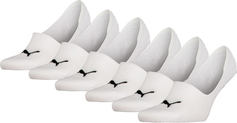 PUMA Füßlinge "PUMA UNISEX MID CUT FOOTIE 6P ECOM", (6er-Pack), mit rutschfestem Fersengriff