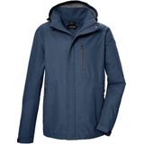 Killtec Outdoorjacke "KOS 256 MN JCKT CARLEB", Wasser- und winddichte Herrenjacke, atmungsaktiv, abnehmbare Kapuze