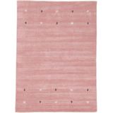 carpetfine Wollteppich "Gabbeh Uni, auch als Läufer erhältlich", rechteckig, 15 mm Höhe, reine Wolle, handgewebt, Gabbeh Loom Tiermotiv, große Farbauswahl