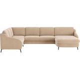 sit&more Wohnlandschaft "Soul U-Form", wahlweise mit Bettfunktion und Bettkasten oder Schubkasten