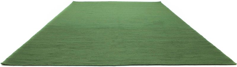 morgenland Wollteppich "KELIM FANCY UNI", rechteckig, 7 mm Höhe, reine Wolle, Wendbar, Einfarbig, Uni, Wohnzimmer