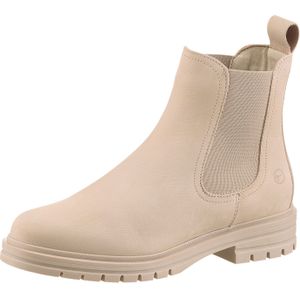 Tamaris Chelseaboots, Blockabsatz, Businessschuh, Schlupfboots, Stiefelette, Logoprägung