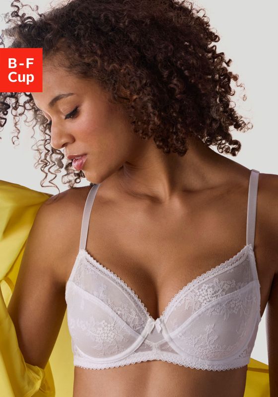 LASCANA Bügel-BH, aus feiner Jacquardspitze, sexy Dessous