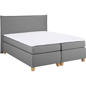 Home affaire Boxspringbett "Houssay", inkl. Topper, 5 Breiten, 2 Härtegraden auch in Überlänge 220 cm