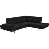 CALIA ITALIA Ecksofa "Toby Wing, L-Form, Designsofa mit sensationellem Sitzkomfort", Sitztiefenverstellung, funktionale Ecke, Füße in schwarz matt
