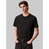Calvin Klein Jeans T-Shirt "SS SMOOTH CTTN SOLID CREWNK TEE", mit Logo
