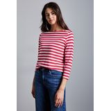 STREET ONE 3/4-Arm-Shirt, aus reiner Baumwolle