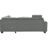 TRENDMANUFAKTUR Ecksofa "Chamber, zeitlos und modern, hoher Sitzkomfort, L-Form", wahlweise mit Schlaffunktion