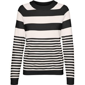 Vero Moda Rundhalspullover "VMHAPPINESS LS RAGLAN PULLOVE GA BOO REP"