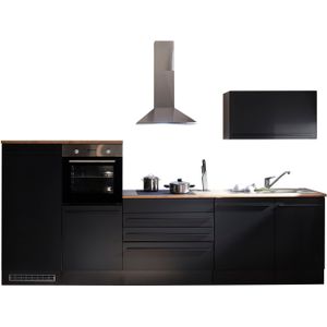BASIC by Balculina Küchenzeile "Jazz", Breite 320 cm, wahlweise mit E-Geräten