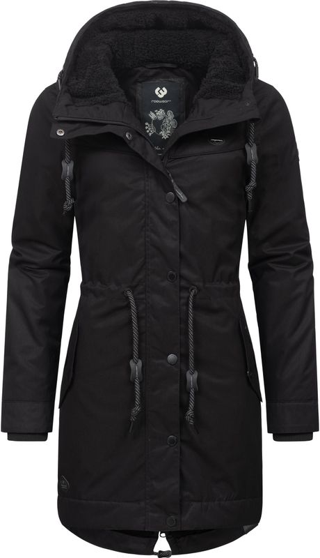 Ragwear Winterjacke "YM-Canny", mit Kapuze, stylischer Damen Kurzmantel Parka mit Kapuze