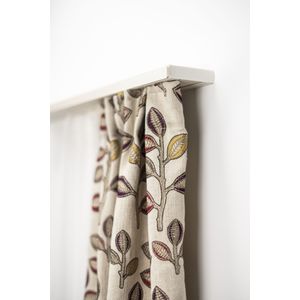 GARESA Gardinenschiene "Kunststoffschiene CREDO", 2 läufig-läufig, Wunschmaßlänge, Deckenmontage, mit Kunststoffverbinder verlängerbar