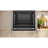 NEFF Einbaubackofen N 70 "B54CR71N0", mit Teleskopauszug nachrüstbar, Hydrolyse, voll versenkbare Ofentür dank Slide & Hide, AirFry-Funktion