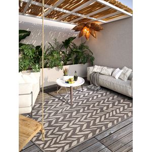Villeroy & Boch Outdoorteppich "Georgette", rechteckig, 4 mm Höhe, In-& Outdoor, Flachgewebe, wetterfest, Terrasse, Balkon, modern, Trend