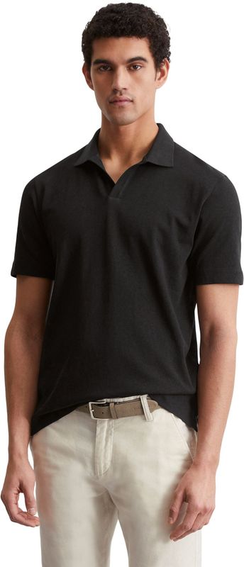 Marc OPolo Poloshirt "aus Bio-Baumwolle und Leinen"