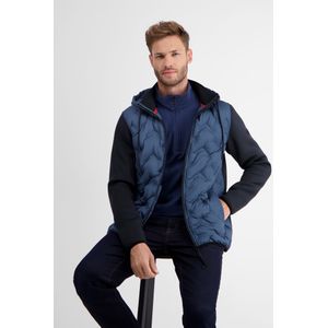 LERROS Sweatjacke "LERROS Sweatjacke mit Nylonfront"
