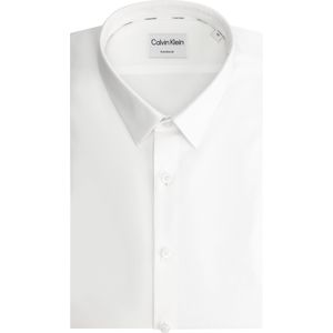 Calvin Klein Businesshemd "XSLIM ESNTL POPLIN NOS STR SLD", Mit Rundhalsausschnitt