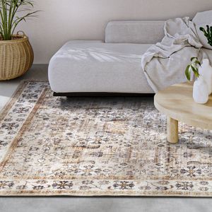 ELLE DECORATION Teppich "Saveh", rechteckig, 5 mm Höhe, Kurzflor, Anti Rutsch, Vintage, Klassisch, Wohnzimmer, Flur