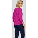 Rabe 3/4-Arm-Shirt, mit Wellenstruktur