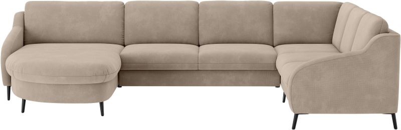 sit&more Wohnlandschaft "Soul U-Form", wahlweise mit Bettfunktion und Schubkasten