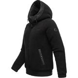 Ragwear Outdoorjacke "Cousy Short", mit Kapuze, flauschige Übergangsjacke mit Teddyfell und Kapuze