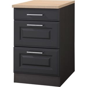 KOCHSTATION Unterschrank "KS-Stockholm", hochwertige MDF-Fronten