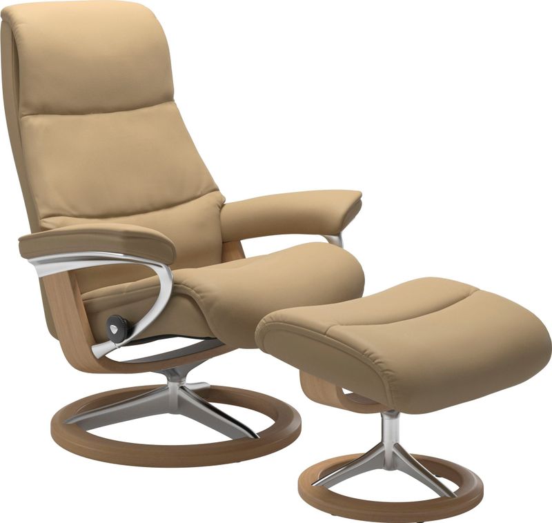 Stressless Relaxsessel "View", mit Signature Base, Größe L,Gestell Eiche