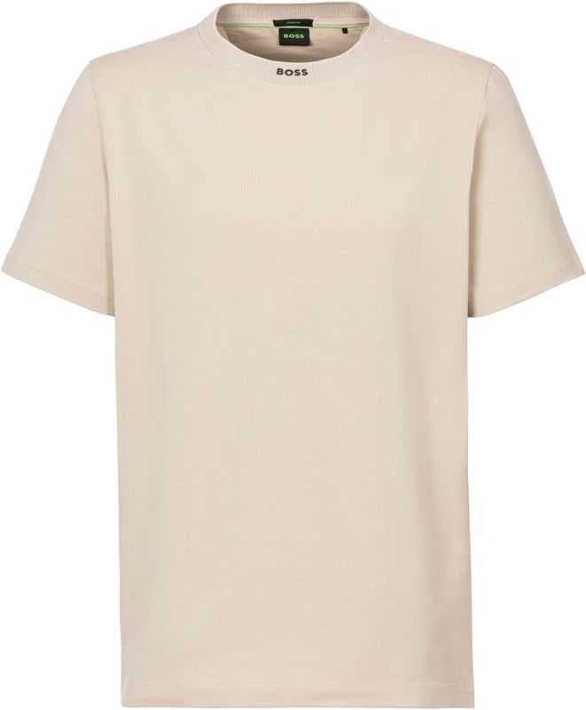 BOSS GREEN T-Shirt "Tee Rib", mit Logo am Ausschnitt