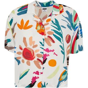 URBAN CLASSICS T-Shirt "Urban Classics Damen Ladies Resort Shirt", (1 tlg.)