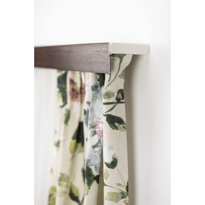 GARESA Gardinenschiene "Kunststoffschiene mit Blende", 3 läufig-läufig, Wunschmaßlänge, Deckenmontage, verlängerbar, einfache Montage, schlicht