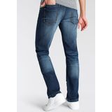 AJC Straight-Jeans, gerade geschnitten, Used-Look-Waschung, niedrige Leibhöhe