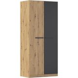rauch Drehtürenschrank "Kleiderschrank Schrank Garderobe Garderobenschrank Stauraumwunder MODI", optional mit Spiegel MADE IN GERMANY
