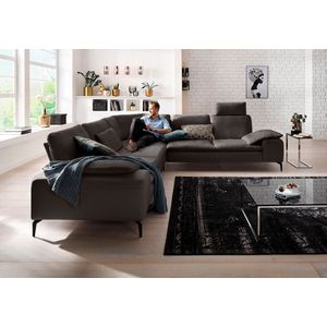 W.SCHILLIG Ecksofa "valentinoo, Designsofa, elegant und bequem, L-Form", (Set), mit Sitztiefenverstellung, Breite 318 cm