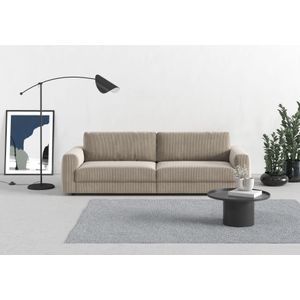 TRENDMANUFAKTUR Big-Sofa "Bourbon", (2 St.), extra tiefe Sitzfläche, wahlweise mit Sitztiefenverstellung bestellbar