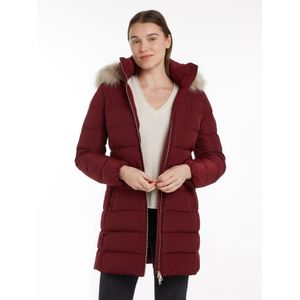 Tommy Hilfiger Steppmantel "HERITAGE DOWN TYRA COAT WITH FUR", mit Fellimitat