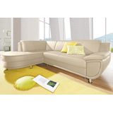 TRENDMANUFAKTUR Ecksofa "Rondo, zeitlos und elegant, OTTOs Choice, bequem, L-Form", wahlweise mit Federkern, wahlweise mit Bettfunktion