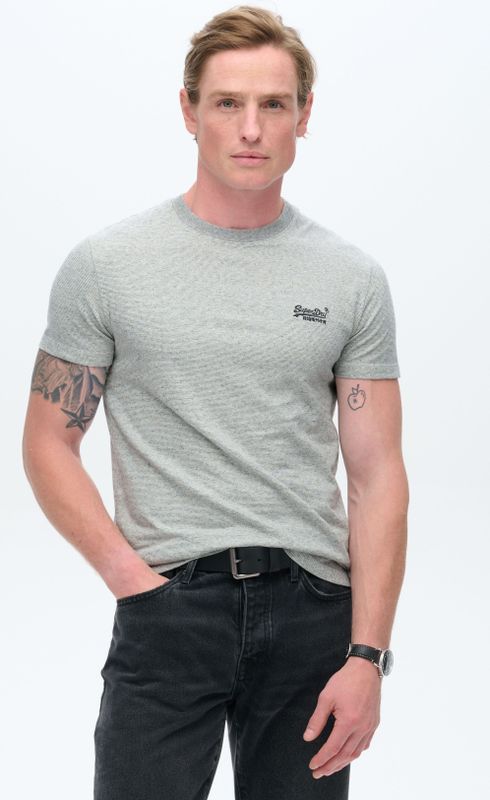 Superdry Rundhalsshirt "ESSENTIAL LOGO EMB TEE"