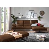 W.SCHILLIG Ecksofa "broadway, Designsofa mit tollem Sitzkomfort", Sitztiefenverstellung, Kopfteil- & Seitenteilverstellung, Breite 291cm