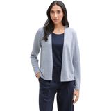 TOM TAILOR Cardigan, nach vorne hin offen und ohne Kragen