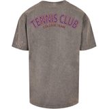 Merchcode T-Shirt "Merchcode Herren College Club Acid Washed Oversized Tee", (1 tlg.)