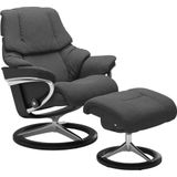Stressless Relaxsessel "Reno", mit Signature Base, Größe S, M & L, Gestell Schwarz