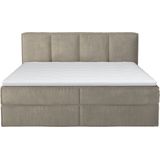 Home affaire Boxspringbett "Sacy", Boxbett inkl. Topper, 2 Matratzen, Härtegrade H2, H3 und H4 wählbar