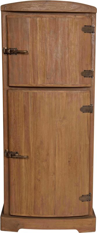 SIT Barschrank "Seadrift", recyceltes Teak-Altholz in Kühlschrankoptik, Breite 154 cm, Vintage