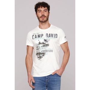 CAMP DAVID Rundhalsshirt, aus Baumwolle