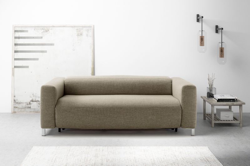 Places of Style Schlafsofa "Quarto für Dauerschläfer geeignet durch hochwertigen Faltbeschlag", 3 Breiten und 3 Matratzenausführungen, belastbar zwischen 200-.270kg