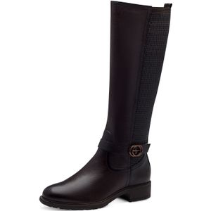 Tamaris Stiefel, Blockabsatz, Langschaftstiefel mit XS-Schaft und Stretchfunktion