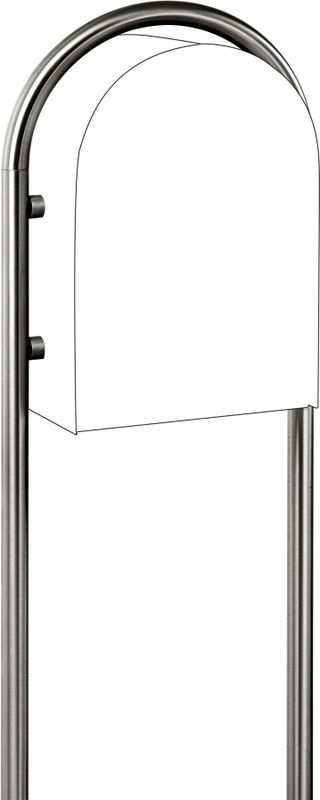 Burg Wächter Briefkasten "Nordic-Ständer 3685 NI", Ständer