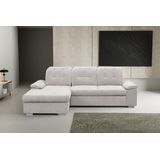 WERK2 Ecksofa Carmen, Sofa, Eckcouch mit Schlaffunktion, Bettkasten und Sitztiefenverstellung