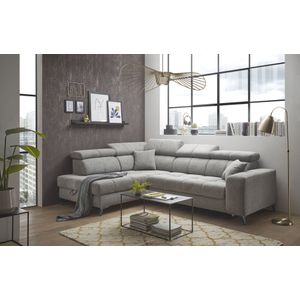 ED EXCITING DESIGN Ecksofa "Sydney L-Form", (2 St.), frei im Raum stellbar, mit Bettkasten, inkl. Kopfteilverstellung